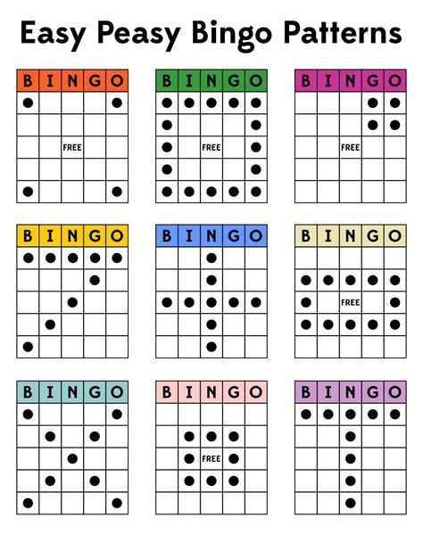 names for bingo games.